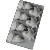 GEDA LABELS Peanuts moule à muffins en silicone Snoopy & Woodstock gris