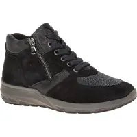 Waldlaufer M Damen Stiefeletten - bequeme Stiefelette blau