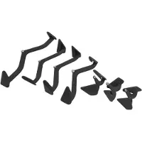 StarTech.com Griffset für Latzug - 7-teilig - Kabelzuggerät - 7 Griffvarianten - 300 kg Belastbarkeit je Griff - Eisen/PVC - Schwarz