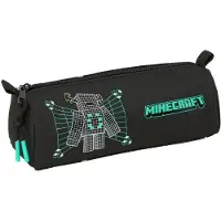 Safta Minecraft Screen Mäppchen Schwarz Mann Schwarz One Size