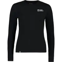 Mons Royale Womens Cascade Merino Base Layer Long Sleeve black XXL