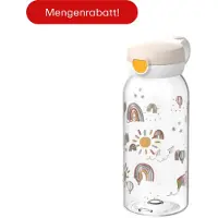 Top 1 Toys Campus Trinkflasche mit Klappdeckel 600 ml - Sunshine & Rainbow