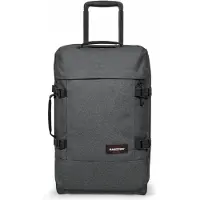 Eastpak Tranverz S Kabinentrolley 42L (51 x 32,5 x 24 cm), robuster Koffer mit Rollen, leichtes Handgepäck mit 2 Fächern, Teleskopgriff & TSA-Schloss - Black Denim