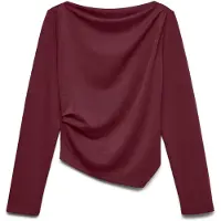 Vero Moda Mille Boatneck Langarm-t-shirt