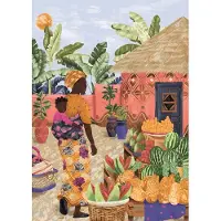 Magnolia Puzzle Legespiel WAW - Ghana - 1000 Teile bunt