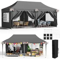 Famanu Faltpavillon 3x6m - Wasserdicht, Stabil und Faltbar für Hochzeiten und Feste