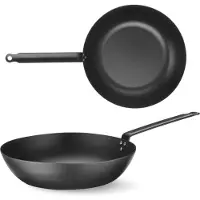 Hendi Universal-Wok aus Kohlenstoffstahl, Durchmesser 304 mm