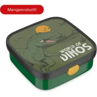 Mepal Brotdose groß mit Bento-Einsatz und Gabel Campus - Dino - Vesperdose - Einschulung
