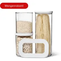 Mepal Starter-Set Vorratsdose Modula 3-teilig - weiß
