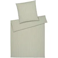 Elegante Soft-Flanell Bettwäsche Winston 135x200 cm + 80x80 cm pastellgrün