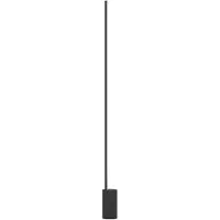 Eglo connect Smart LED-Stehlampe FLATRON-Z, schwarz, 128 cm dimmbar, schwarz, für Wohn- / Esszimmer, Metall, Stehlampe
