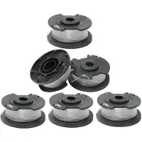 OEM Trimmerfadenspulen, 6 Spulen, Ø 1,6 mm, Länge 5 m, strapazierfähiges Polyamid-Nylon-Gewebe