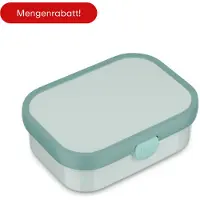 Mepal Campus Brotdose mit Bento-Einsatz und Gabel - Cool mint - Vesperdose - Einschulung