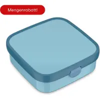 Mepal Brotdose groß mit Bento-Einsatz und Gabel Campus - Cool blue - Vesperdose - Einschulung
