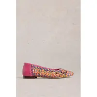 White Stuff Winnie Woven Ballerina Bright Pink Größe: 5 | Ballerinas Outlet | Damen | Rosa
