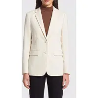 The Kooples Straight Suit Jacket Ecru Größe: 34 | Blazer Outlet | Damen | Braun