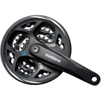 Shimano Altus FC-M311 Kurbelgarnitur 48/38/28 schwarz 170mm 2022 Kurbelgarnituren