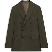 BOSS Zweireihiger Regular-Fit Blazer aus Wolle mit Kaschmir Grösse 50