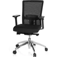 Hjh OFFICE ASTRA BASE - Profi Bürostuhl Schwarz