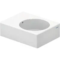 Duravit Universalbecken Scola 61,5x46cm, HL vor, m Ü, HL, B re, we.