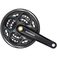 Shimano Altus FC-M311 Kurbelgarnitur 42/32/22 schwarz 175mm 2022 Kurbelgarnituren