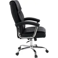 MyBuero Home Office Bürostuhl Relax Prestio Schreibtischstuhl mit Armlehnen Kunstleder Drehstuhl