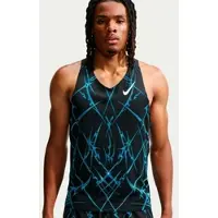 Nike AeroSwift Laufshirt Herren - schwarz, weiß, Größe XXL (auch verfügbar in S, M, L, XL)