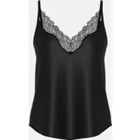 Mey Camisole Serie Pure Shine Lace Schwarz | Größe M