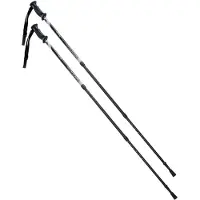 Hi-tec - "Lapland" Wanderstöcke PP15316 (65 cm - 135 cm) (Schwarz/Grau)