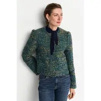 Rich & royal Bouclèjacke ohne Kapuze Regular fit mit Rundhalsausschnitt