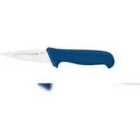 Mundial , Ausbeinmesser, glatte Schneide, (5523-4), 10.2CM, schmale dreieckige Klinge, Blau, Edelstahl