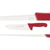 Mundial , Professionelles Kochmesser, (5320-8), 20.3CM, Gerade, breite Klinge, Rot, Edelstahl
