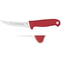 Mundial , Ausbeinmesser, (6308-5), 12.7CM, Flexible schmale gebogene Klinge, Rot, Edelstahl