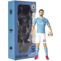 Sockers Manchester City Bernardo Silva Action Figur 20cm