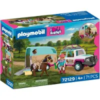 Playmobil I Love Horses 72129 Geländewagen mit Pferdeanhänger