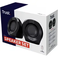 Trust Polo, 2.0 Kanäle, 4 W, Universal, Schwarz, 8 W, Acrylnitril-Butadien-Styrol (ABS)