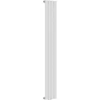 Helloshop26 Heizkörper - - Flaches Designpaneel - 598 Watt - Stahl - Weiß 180x30 cm