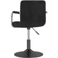 vidaXL Barhocker Schwarz Samt