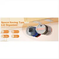 Jojomino Deckelorganizer für Trinkbecher, platzsparender Haken für Trinkbecher / Trinkbecher / schlichtes modernes Design