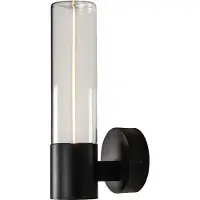 Konstsmide 7363-750 Edison Große LED-Wandleuchte | Aluminium/Glas | Outdoor | 2200K | 10x28,5x13 cm