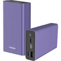 IMoshion Ultra Series Aluminium Powerbank 20.000 mAh - Schnellladen bis 33W - Tropical Violet