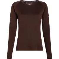 ENERGETICS Damen Langarmshirt Evii L/S W 928 MELANGE/RED WINE