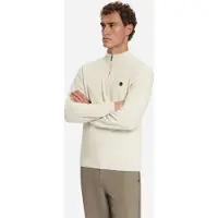No-excess Pullover Half Zip Shoulder Detail Stone Größe: L | Longsleeves Outlet | Herren