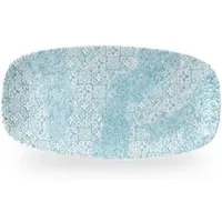 Churchill Livingstone Med Tiles Aquamarine Chefs Platte 29.8x15.3cm