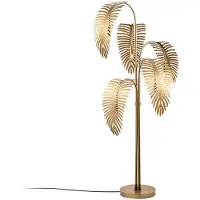 KAWOLA Stehlampe AERIS 5-flammig Metall gold
