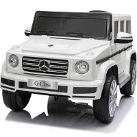 BOGI Mercedes G500 G63 /G65 G-Klasse Kinderfahrzeug Elektrofahrzeug Kinderelektrofahrzeug 12V Weiß