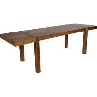 Wohnling Esszimmertisch 160 - 240 cm Akazie Massivholz Zeitlos Küchentisch Verlängerbar Speisetisch Groß Rechteckig Schlicht Holztisch Esszimmer