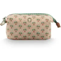 Pip studio Kulturbeutel Cooper Cosmetic Purse Jaipur Flower S Light Green
