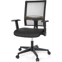 Hjh OFFICE OFFICE R8 - Home Office Bürostuhl Schwarz