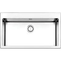 Apell LNP77F, Aufsatzwanne, Rechteckig, Edelstahl, Edelstahl, 1 Becken, Rechteckig